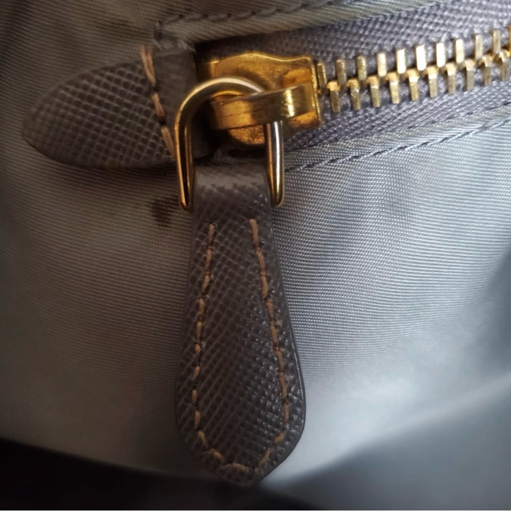 Pre Loved Prada Teal Nylon Tote Bag - Picture 12 of 16